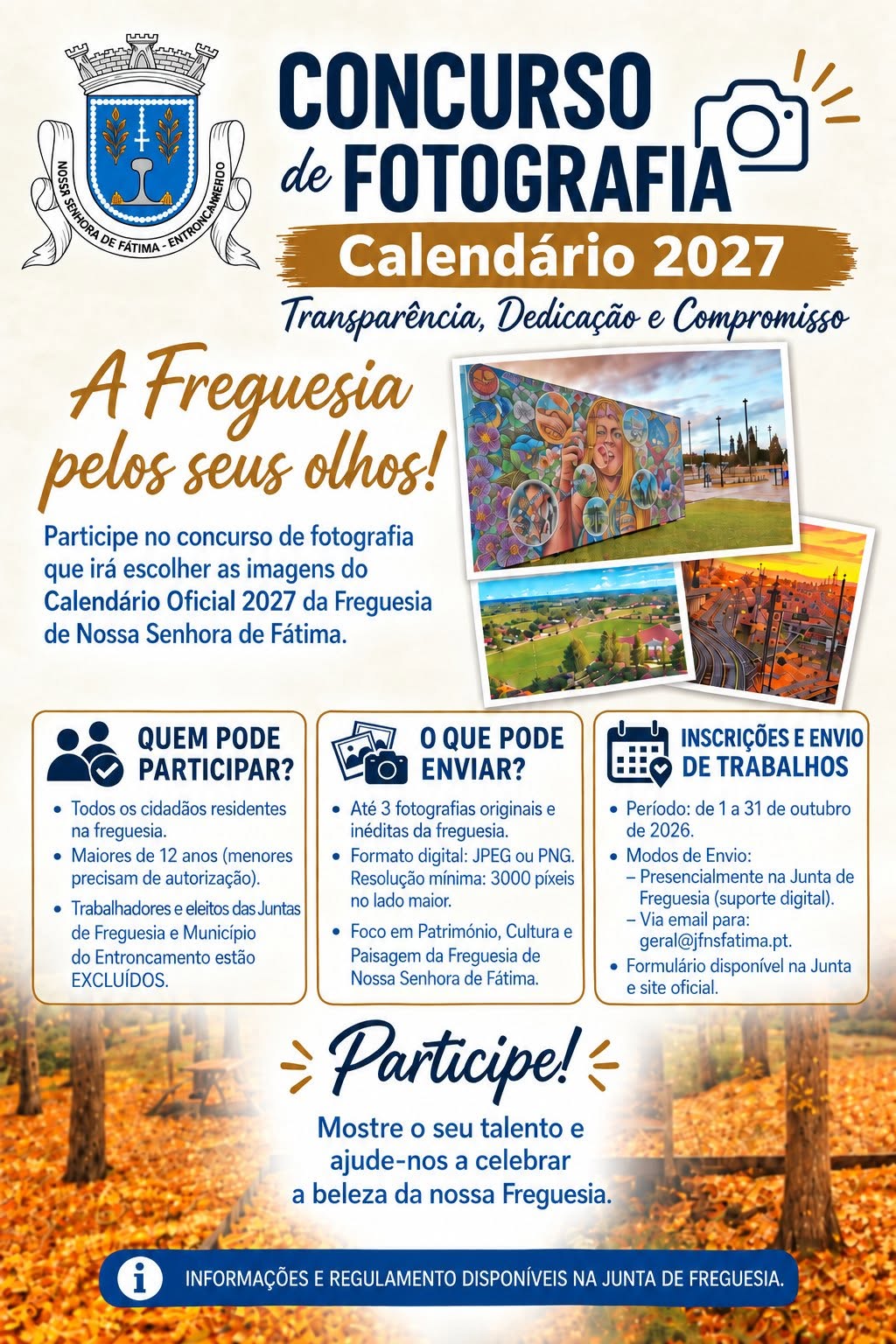 Concurso de Fotografia - Calendário 2027